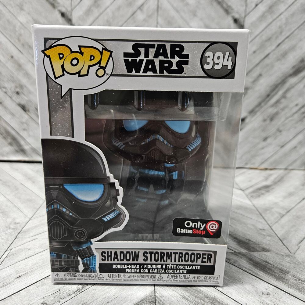 Funko Pop Star Wars Shadow Stormtrooper 394 Gamestop Bobblehead